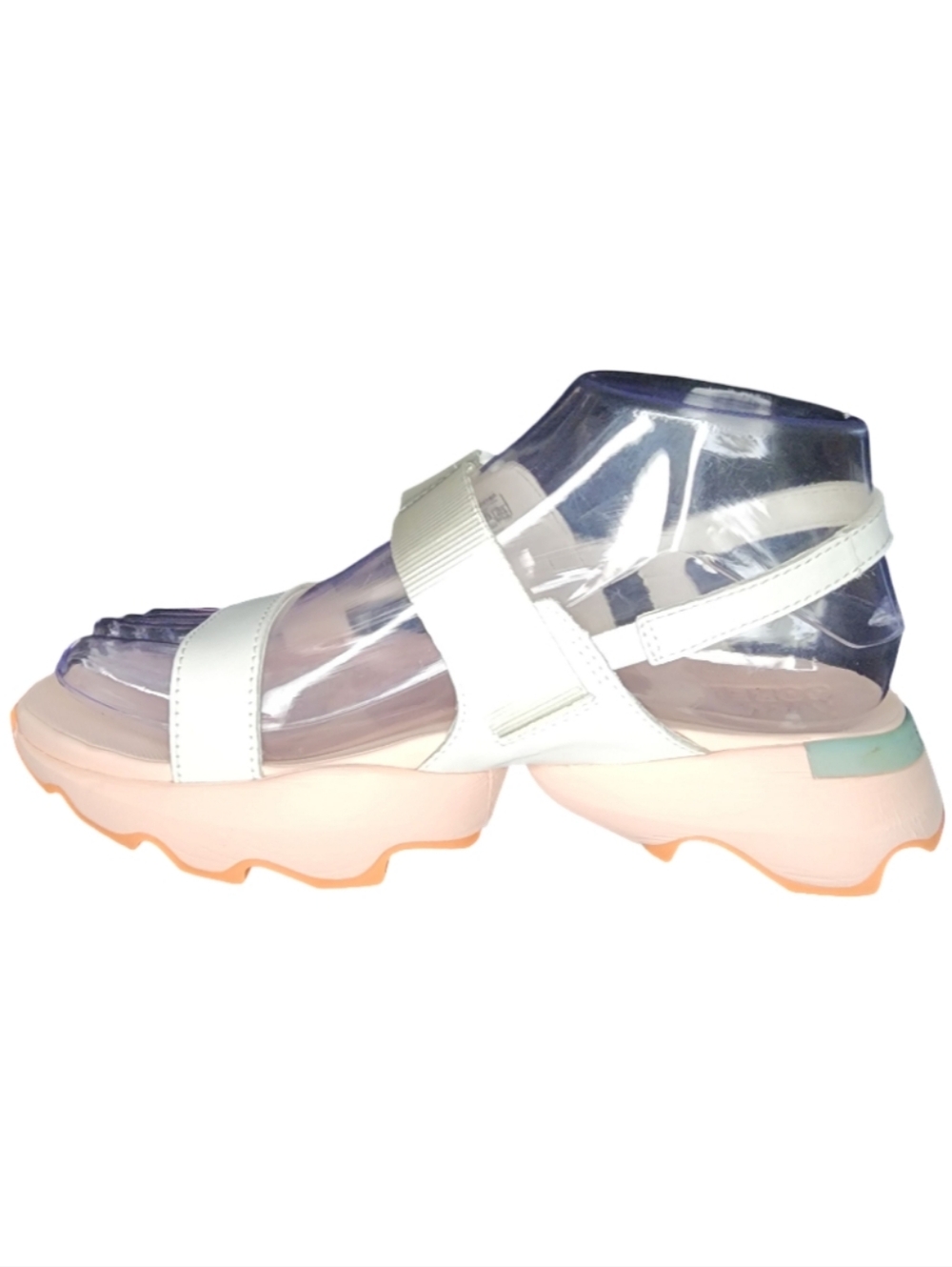 SOREL Sea Salt & Peach Blossom Kinetic Impact Sling Sandals, Womens 6.5 - Picture 7 of 10